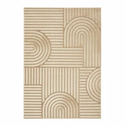 Karaca Teppich-Kaşmir Halı 7/24 İskandinav Thor, Beige, 200x290 cm Beıge01
