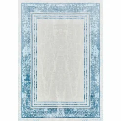 Karaca Teppich-Kaşmir Halı Acrylic Nova Chara Teppich 160x230 cm Weıß Blau