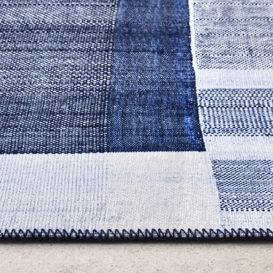Karaca Teppich-Kaşmir Halı Dekoratif Art Trend Deep Blue Teppich 120 x 180 Multıfarben