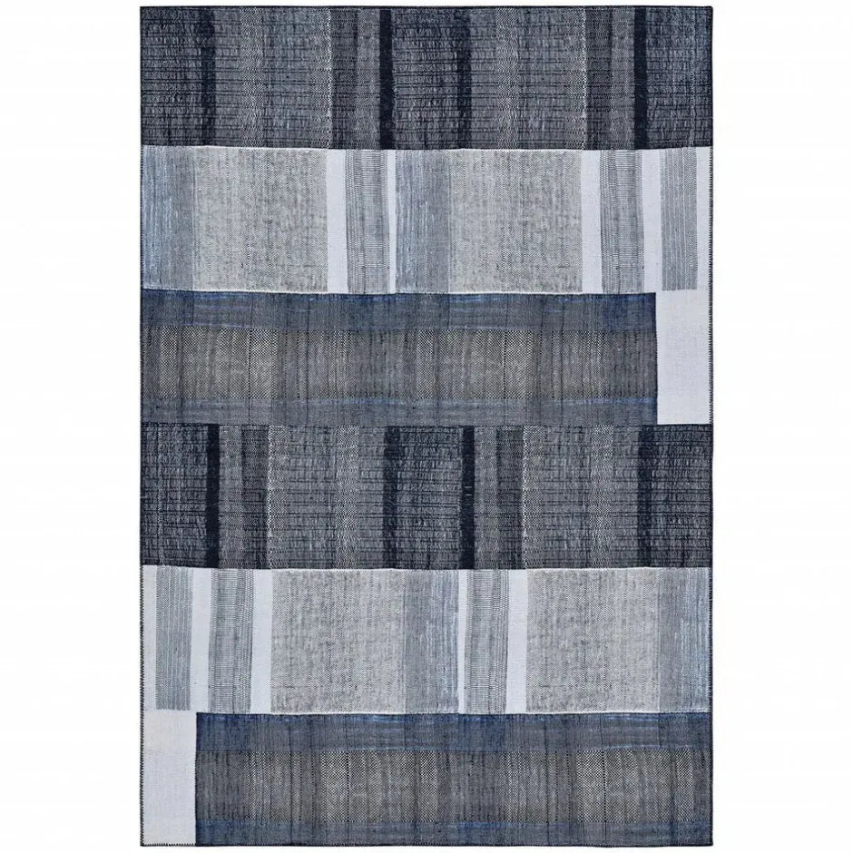 Karaca Teppich-Kaşmir Halı Dekoratif Art Trend Deep Blue Teppich 160 x 230 Multıfarben