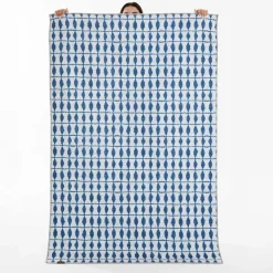 Karaca Teppich-Kaşmir Halı Dekoratif Art Trend Santroni Doppelseitig, 160x230 cm Blau01