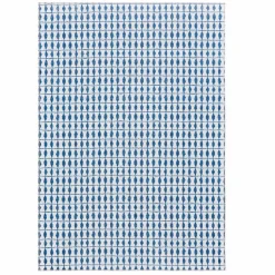 Karaca Teppich-Kaşmir Halı Dekoratif Art Trend Santroni Doppelseitig, 160x230 cm Blau01