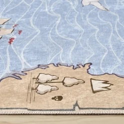 Karaca Teppich-Kaşmir Halı Dekorativ Art Sea Kinderteppich 120x180 cm Multıfarben