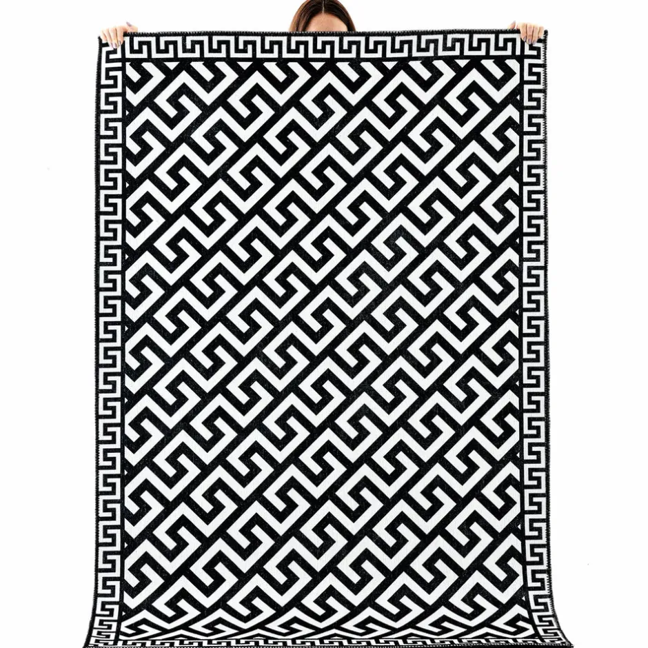 Karaca Teppich-Kaşmir Halı Dekorativ Art Trend Canyon Teppich 160x230 cm Schwarz01