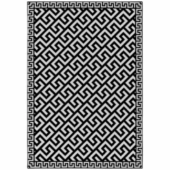 Karaca Teppich-Kaşmir Halı Dekorativ Art Trend Canyon Teppich 160x230 cm Schwarz01