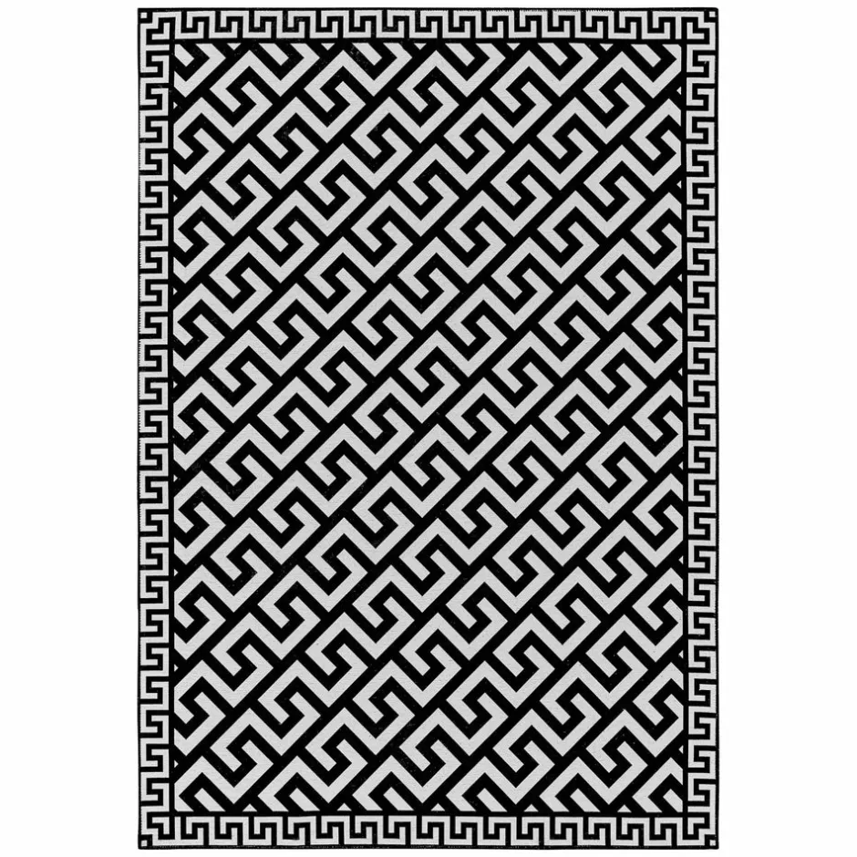 Karaca Teppich-Kaşmir Halı Dekorativ Art Trend Canyon Teppich 160x230 cm Schwarz01