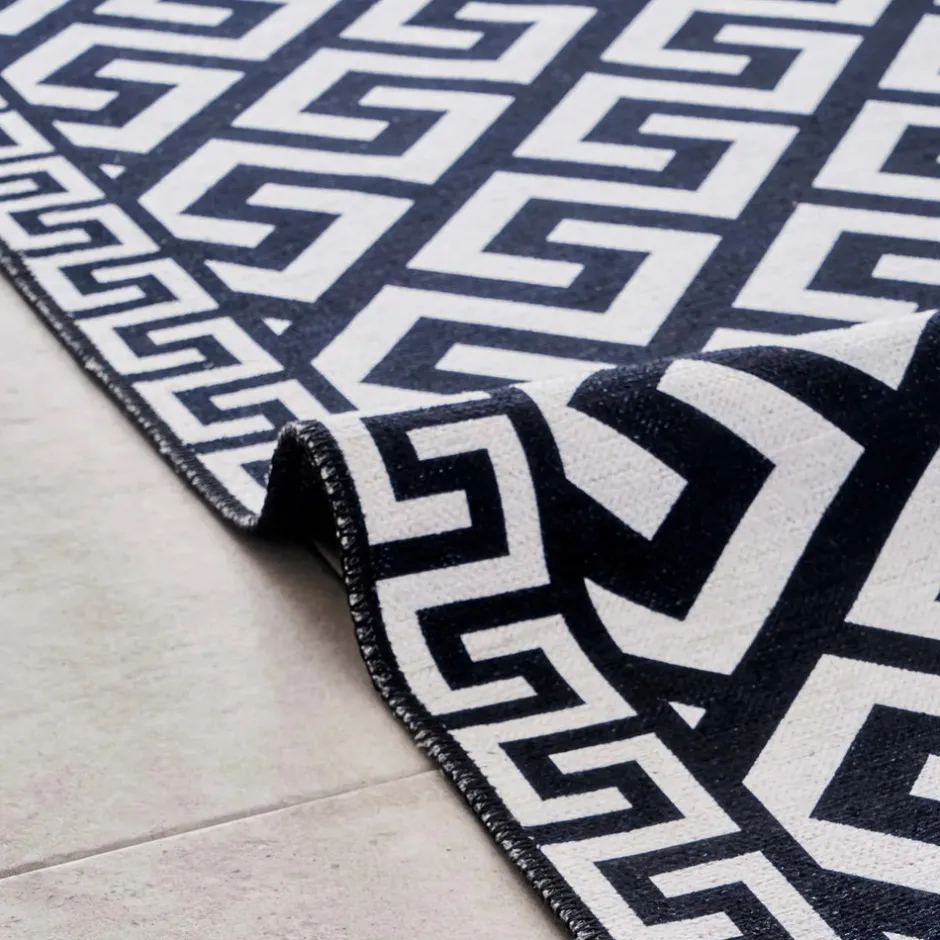 Karaca Teppich-Kaşmir Halı Dekorativ Art Trend Canyon Teppich 160x230 cm Schwarz01