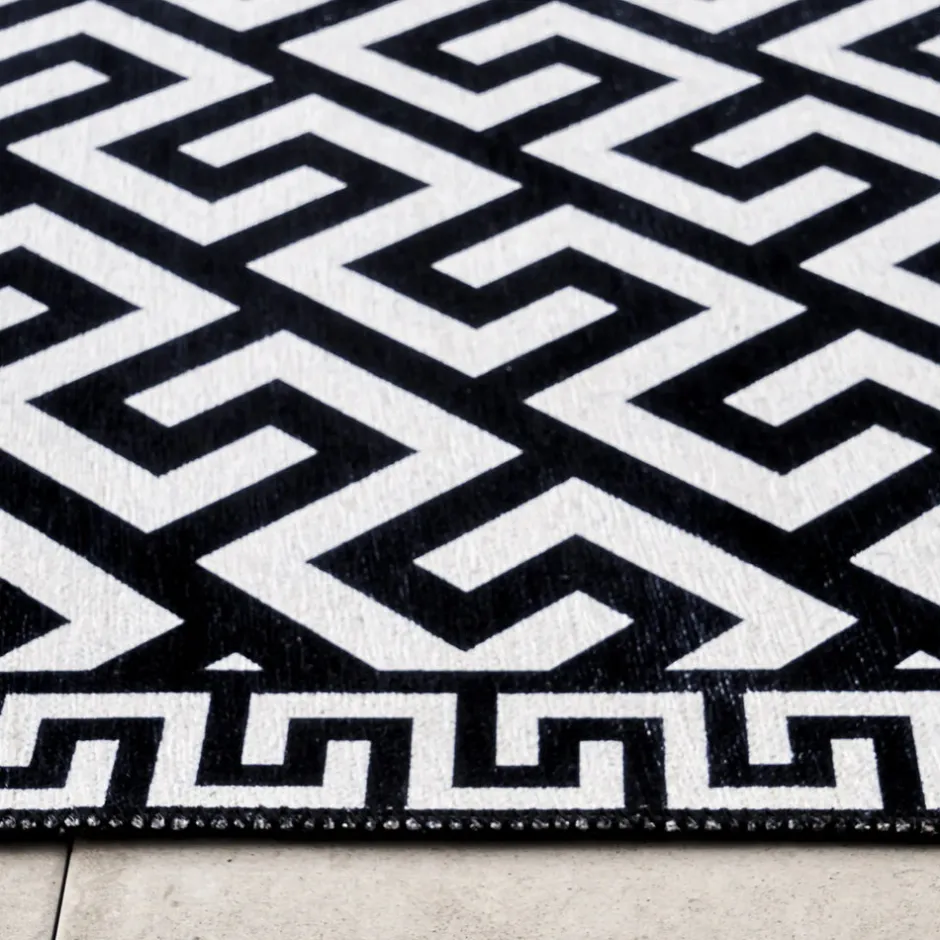 Karaca Teppich-Kaşmir Halı Dekorativ Art Trend Canyon Teppich 160x230 cm Schwarz01