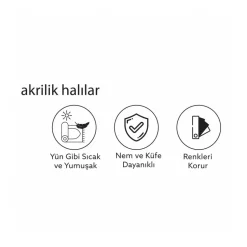 Karaca Teppich-Kaşmir Halı Dekorativ Art Trend Snow Tiger Teppich 180x280 cm Multıfarben
