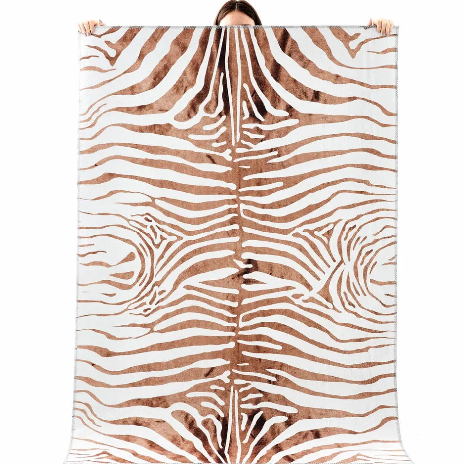 Karaca Teppich-Kaşmir Halı Dekorativ Art Trend Snow Tiger Teppich 120x180 cm Multıfarben