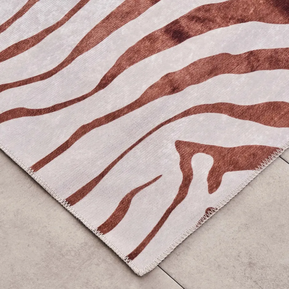 Karaca Teppich-Kaşmir Halı Dekorativ Art Trend Snow Tiger Teppich 120x180 cm Multıfarben