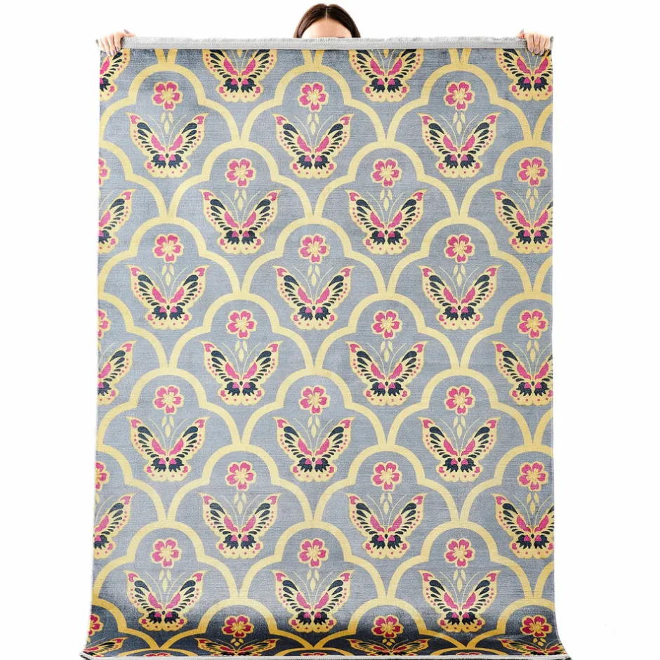 Karaca Teppich-Kaşmir Halı Dekorativ Art Trend ButterFly Teppich 160x230 cm Multıfarben