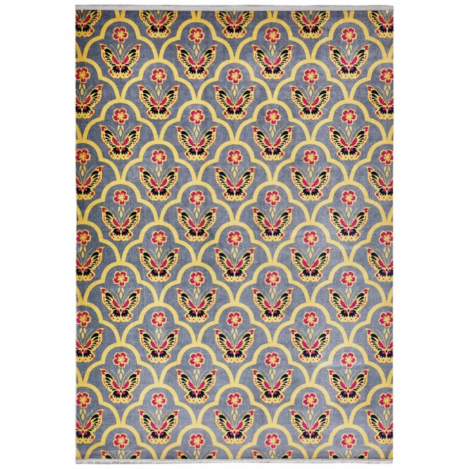 Karaca Teppich-Kaşmir Halı Dekorativ Art Trend ButterFly Teppich 160x230 cm Multıfarben