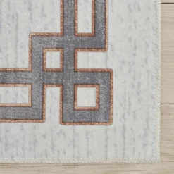 Karaca Teppich-Kaşmir Halı Dekorativer Art Trend Sera, 160x230 cm Beıge01