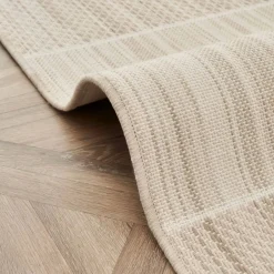 Karaca Teppich-Kaşmir Halı Dogasever Recycelte Baumwollteppiche Lava 160x230 cm Beıge01