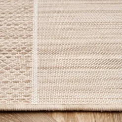 Karaca Teppich-Kaşmir Halı Dogasever Recycelte Baumwollteppiche Lava 160x230 cm Beıge01