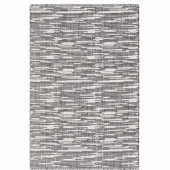 Karaca Teppich-Kaşmir Halı Dogasever Recycelte Baumwollteppiche Nacht 160x230 cm Schwarz01