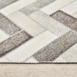 Karaca Teppich-Kaşmir Halı Handgefertigtes Safari Parquet, 120x180 cm Multıfarben