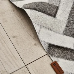 Karaca Teppich-Kaşmir Halı Handgefertigtes Safari Parquet, 120x180 cm Multıfarben