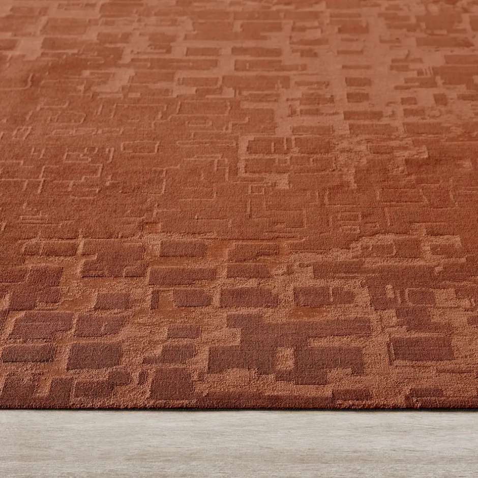 Karaca Teppich-Kaşmir Halı Kadife Kuvars Terra Teppich 160x230 cm Terrakotta