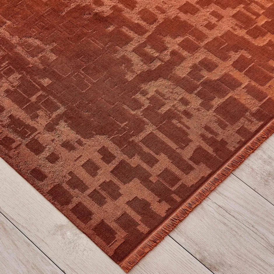 Karaca Teppich-Kaşmir Halı Kadife Kuvars Terra Teppich 160x230 cm Terrakotta