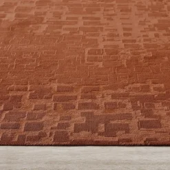 Karaca Teppich-Kaşmir Halı Samt Kuvars Terra Teppich 200x290 cm Terrakotta