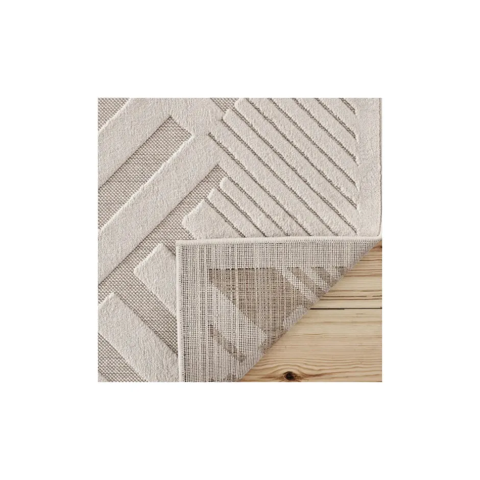 Karaca Teppich-Kaşmir Halı Skandinavisch Bergen Teppich 200 cm x 290 cm Weıß01