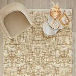 Karaca Teppich-Kaşmir Halı Viskose Modern Lina, 120x180 cm Gelb