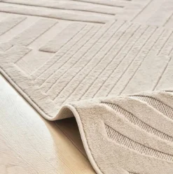 Karaca Teppich-Kaşmir Skandinavisch Bergen Teppich 160 cm x 230 cm Weıß01