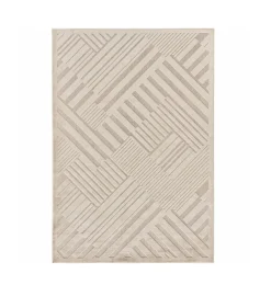 Karaca Teppich-Kaşmir Skandinavisch Bergen Teppich 160 cm x 230 cm Weıß01