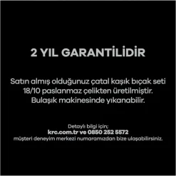 Karaca Bestecksets Für 12 Personen-84 Parça Kutulu Moongate Çatal Kaşık Bıçak Takımı 1296 Platın