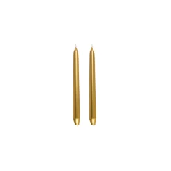 Karaca Kerzen-2 Stück en Kerze 24 cm Gold