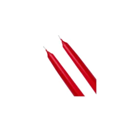 Karaca Kerzen-2 Stück Rote Kerze 24 cm Rot02