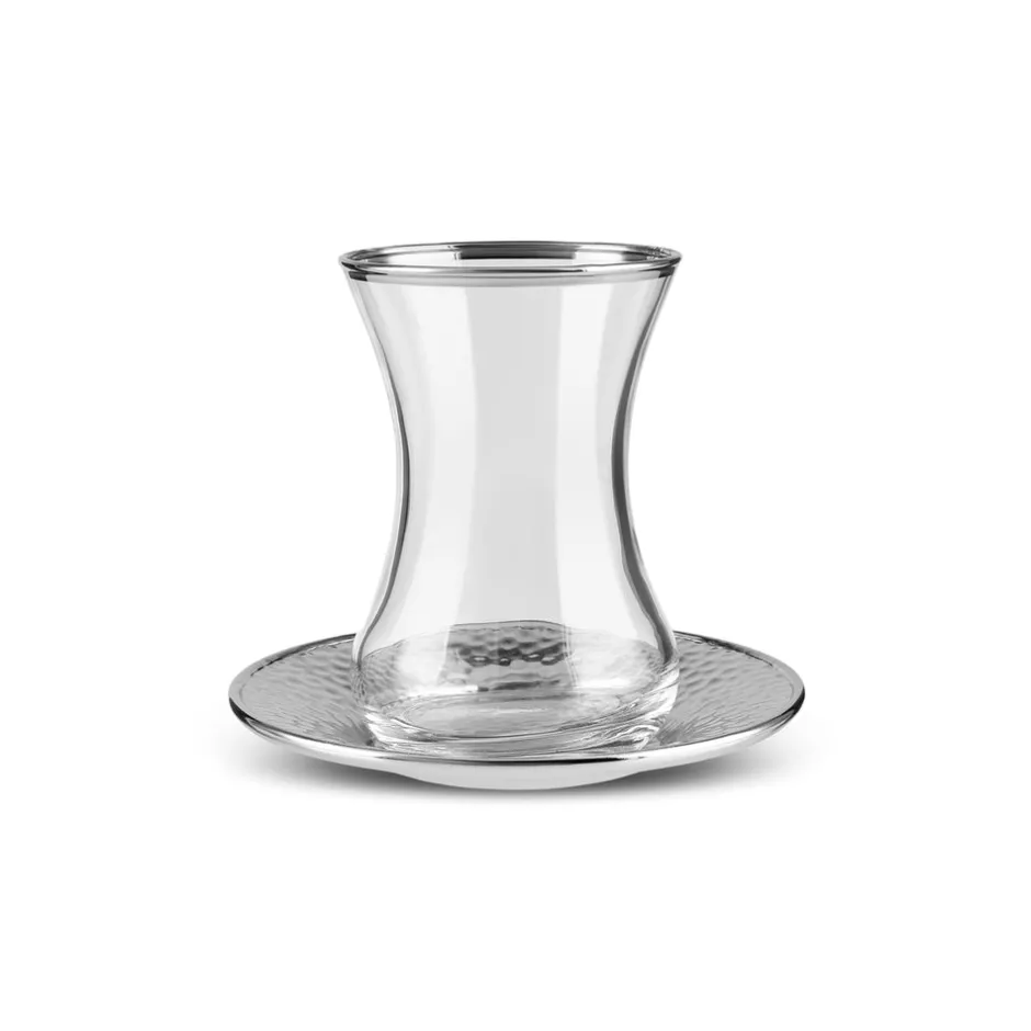 Karaca Teegläser Sets-Ada Platin 18-teiliges Teeservice für 6 Personen Platın