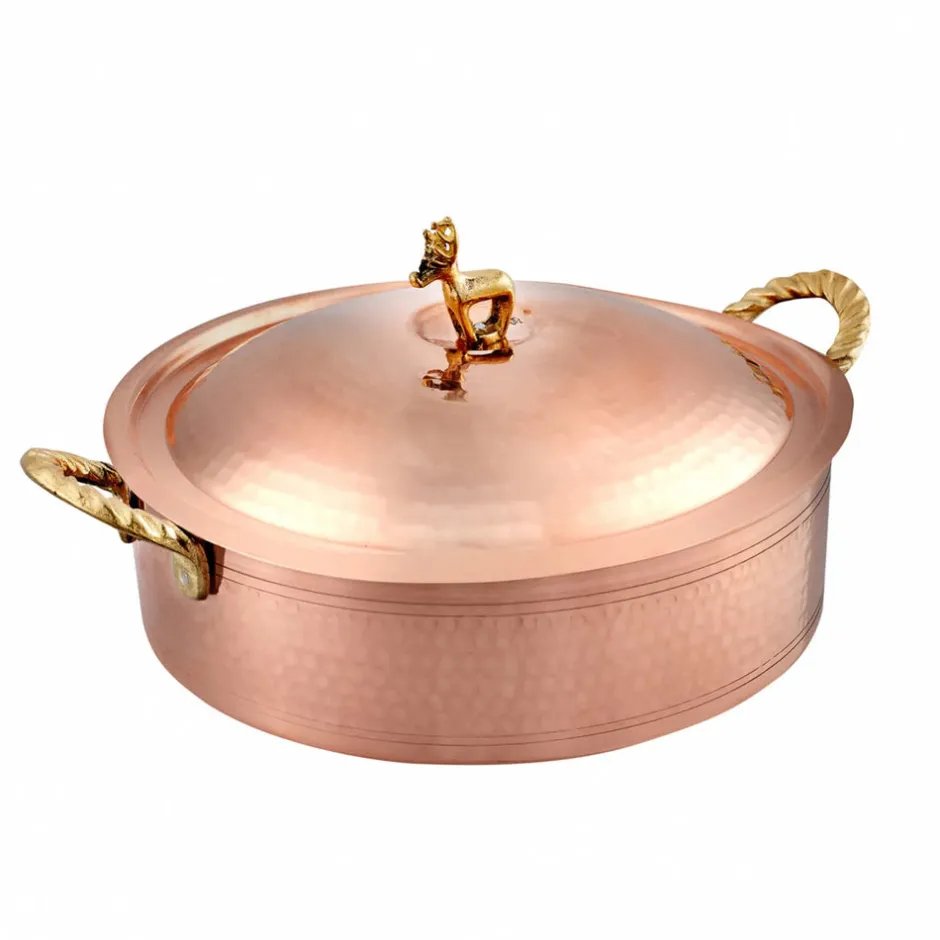 Karaca Kupfertöpfe-Alacahoyuk Reistopf 18 cm Kupfer