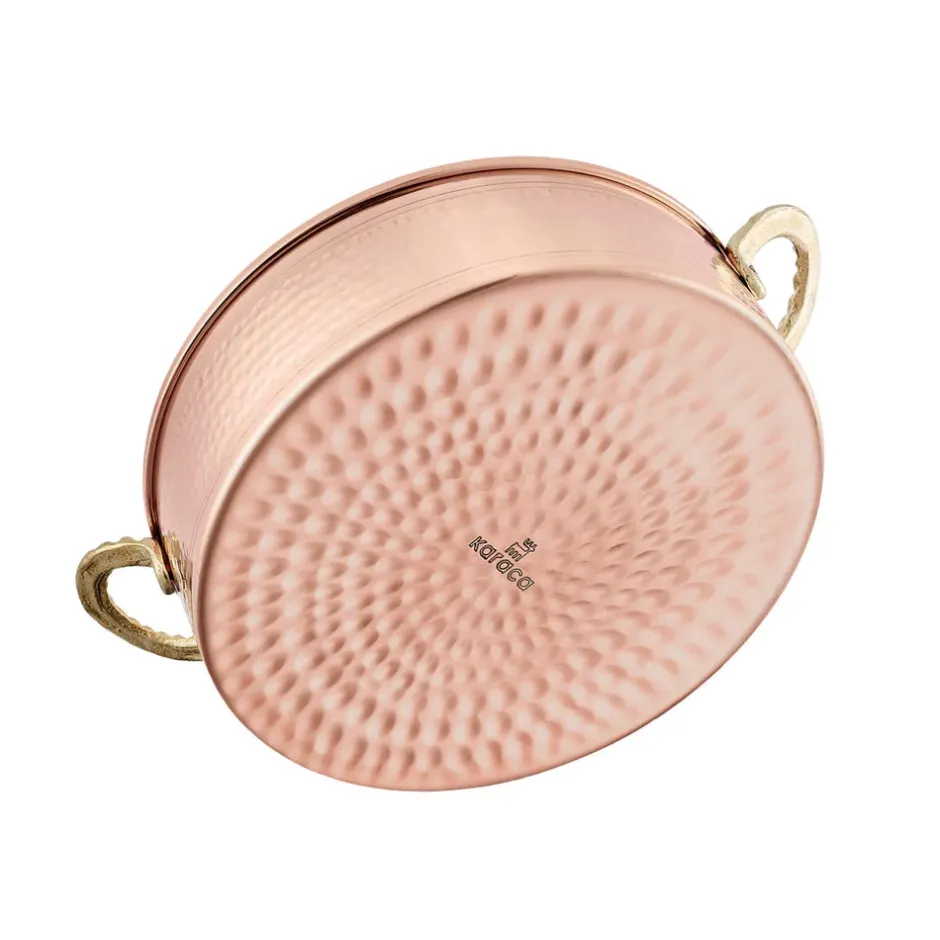 Karaca Kupfertöpfe-Alacahoyuk Reistopf 18 cm Kupfer