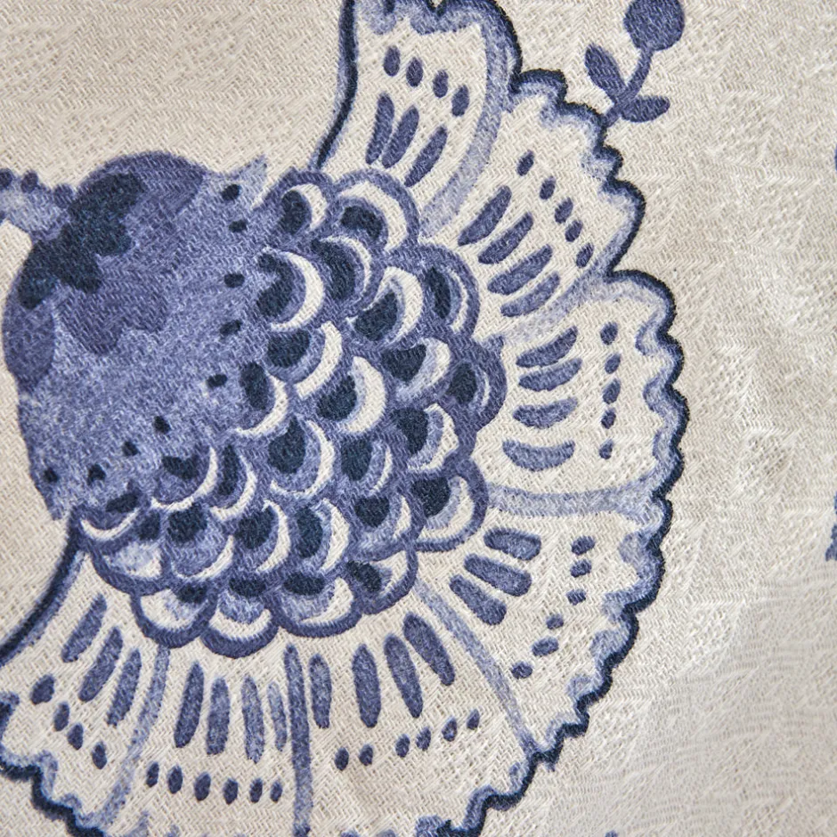 Karaca Bettwäsche-Amar Blau 100% Baumwolle Doppeltes Bettbezugs-Set Blue