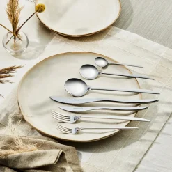 Karaca Bestecksets Für 12 Personen-Amour Elegance Besteckset für 12 Personen 84 teilig Platın