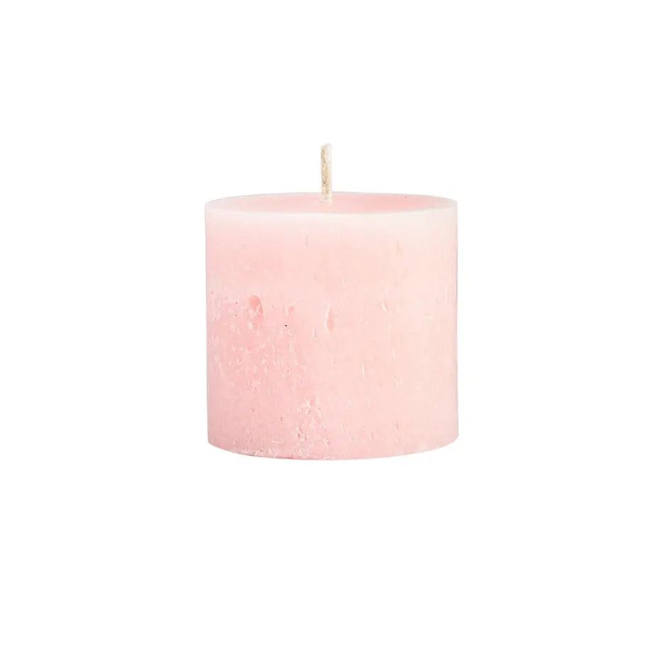 Karaca Kerzen-Andy Rosa Kerzenhalter in Zylinderform 6,5x6 cm Rosa01