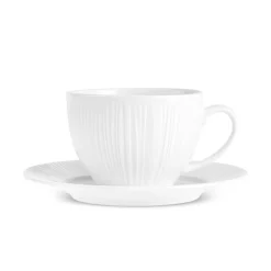 Karaca Teetassen Sets-Anna Embossed Teetassen-Set für 6 Personen, 220 ml Weıß01