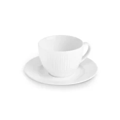 Karaca Teetassen Sets-Anna Embossed Teetassen-Set für 6 Personen, 220 ml Weıß01