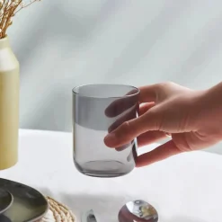 Karaca Wasserglas-Anthrazit Glas Set, 3 teilig Anthracıt01