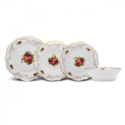 Karaca Tafelservice Für 6 Personen-Antique Porcelain 24 Stück 6 Sitzer Dinner Set Multıfarben