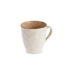 Karaca Mugs & Kaffeebecher-Aria Reactive Glaze Becher, 450ml, Beige Beıge01