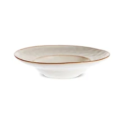 Karaca Servierplatte-Aria Reactive Glaze Pastaschale, 26 cm, Beige