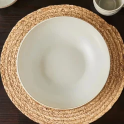 Karaca Schüssel/Bowl-Aria Reactive Glaze Große Schüssel, 27cm, Beige Beıge01