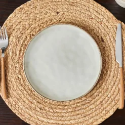 Karaca Pastateller-Aria Reactive Glaze Kuchenteller, 20 cm, Beige Beıge01