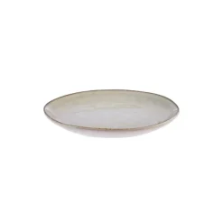 Karaca Pastateller-Aria Reactive Glaze Kuchenteller, 20 cm, Beige Beıge01