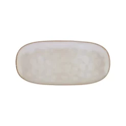 Karaca Servierplatte-Aria Reactive Glaze Servierplatte, 31 cm, Beige Beıge01