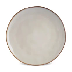Karaca Servierplatte-Aria Reactive Glaze Pizzateller, 32 cm, Beige